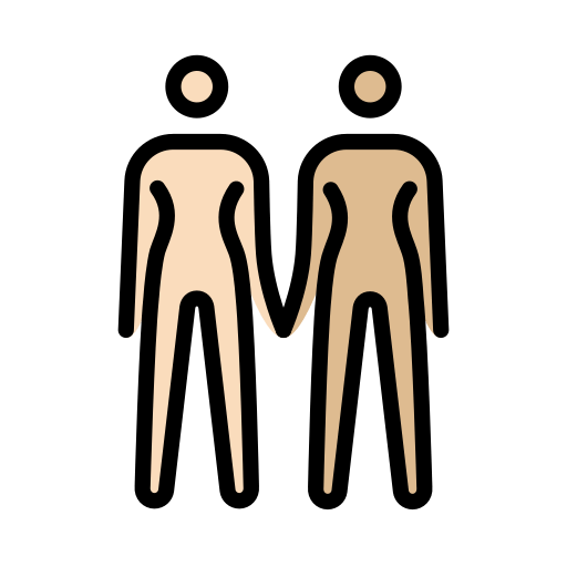 Duas Mulheres De Mãos Dadas: Pele Clara, Pele Morena Clara para OpenMoji 16.0