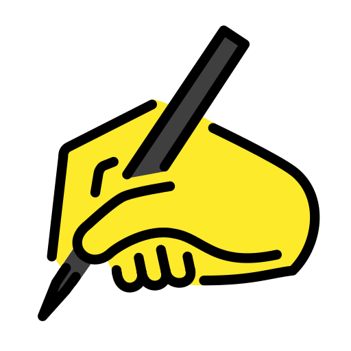 Escrevendo À Mão para OpenMoji 16.0