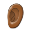 Oreille: Peau Moyennement Foncée Oreille: Peau Moyennement Foncée