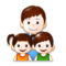 Famille: Homme, Fille, Garçon Famille: Homme, Fille, Garçon