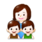 Famille: Femme, Garçon, Garçon Famille: Femme, Garçon, Garçon