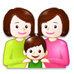 Famille: Femme, Femme, Garçon Famille: Femme, Femme, Garçon