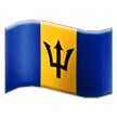 Drapeau: Barbade Drapeau: Barbade