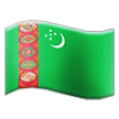 Drapeau: Turkménistan Drapeau: Turkménistan