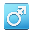 Symbole masculin barré Symbole masculin barré