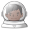 Astronaute Homme: Peau Foncée Astronaute Homme: Peau Foncée