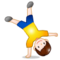 Homme Faisant La Roue Homme Faisant La Roue