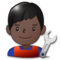 Mécanicien: Peau Foncée Mécanicien: Peau Foncée