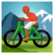 Homme En VTT: Peau Moyennement Foncée Homme En VTT: Peau Moyennement Foncée