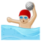 Joueur De Water-Polo: Peau Moyennement Claire Joueur De Water-Polo: Peau Moyennement Claire