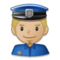 Policier: Peau Moyennement Claire Policier: Peau Moyennement Claire