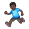 Homme Qui Court: Peau Foncée Homme Qui Court: Peau Foncée