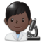 Scientifique Homme: Peau Foncée Scientifique Homme: Peau Foncée
