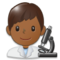 Scientifique Homme: Peau Moyennement Foncée Scientifique Homme: Peau Moyennement Foncée