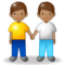 Deux Hommes Se Tenant La Main: Peau Moyenne Deux Hommes Se Tenant La Main: Peau Moyenne