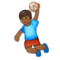 Personne Jouant Au Handball: Peau Moyennement Foncée Personne Jouant Au Handball: Peau Moyennement Foncée