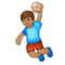 Personne Jouant Au Handball: Peau Moyenne Personne Jouant Au Handball: Peau Moyenne