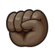 Poing Levé: Peau Foncée Poing Levé: Peau Foncée