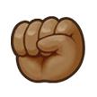 Poing Levé: Peau Moyennement Foncée Poing Levé: Peau Moyennement Foncée