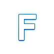 Symbole Indicateur Régional Lettre F Symbole Indicateur Régional Lettre F