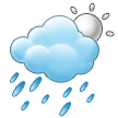 Soleil Derrière Un Nuage De Pluie Soleil Derrière Un Nuage De Pluie