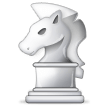 Cavalier d'échecs blanc Cavalier d'échecs blanc
