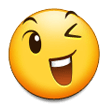 Visage Faisant Un Clin D’Œil Visage Faisant Un Clin D’Œil