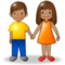 Femme Et Homme Se Tenant La Main: Peau Moyenne Femme Et Homme Se Tenant La Main: Peau Moyenne