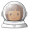 Astronaute Femme: Peau Moyennement Foncée Astronaute Femme: Peau Moyennement Foncée
