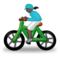 Cycliste Femme: Peau Foncée Cycliste Femme: Peau Foncée