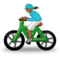 Cycliste Femme: Peau Moyennement Foncée Cycliste Femme: Peau Moyennement Foncée