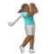 Golfeuse: Peau Moyennement Foncée Golfeuse: Peau Moyennement Foncée