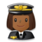 Pilote Femme: Peau Moyennement Foncée Pilote Femme: Peau Moyennement Foncée