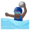 Joueuse De Water-Polo: Peau Foncée Joueuse De Water-Polo: Peau Foncée