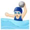 Joueuse De Water-Polo: Peau Claire Joueuse De Water-Polo: Peau Claire