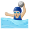Joueuse De Water-Polo: Peau Moyennement Claire Joueuse De Water-Polo: Peau Moyennement Claire