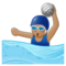 Joueuse De Water-Polo: Peau Moyenne Joueuse De Water-Polo: Peau Moyenne