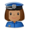Policière: Peau Moyenne Policière: Peau Moyenne