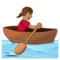 Rameuse Dans Une Barque: Peau Moyenne Rameuse Dans Une Barque: Peau Moyenne