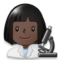 Scientifique Femme: Peau Foncée Scientifique Femme: Peau Foncée