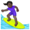 Surfeuse: Peau Foncée Surfeuse: Peau Foncée