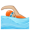 Nageuse: Peau Moyennement Claire Nageuse: Peau Moyennement Claire
