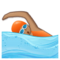 Nageuse: Peau Moyenne Nageuse: Peau Moyenne
