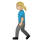 Femme Qui Marche: Peau Moyennement Claire Femme Qui Marche: Peau Moyennement Claire