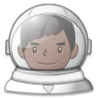 Muž astronaut: Tmavý Odstín Pleti Muž astronaut: Tmavý Odstín Pleti