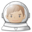 Muž astronaut: Střední Odstín Pleti Muž astronaut: Střední Odstín Pleti
