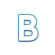 Symbol regionálního indikátoru Písmeno B Symbol regionálního indikátoru Písmeno B