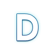 Symbol regionálního indikátoru Písmeno D Symbol regionálního indikátoru Písmeno D
