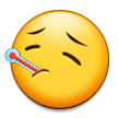 Visage Avec Thermomètre Visage Avec Thermomètre