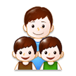 Famille: Homme, Garçon, Garçon Famille: Homme, Garçon, Garçon